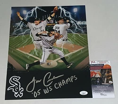 Joe Crede potpisao Chicago White Sox 11x14 Foto W/ 2005 W.S. Champs Inscr. JSA - Fotografije s autogramima MLB -a