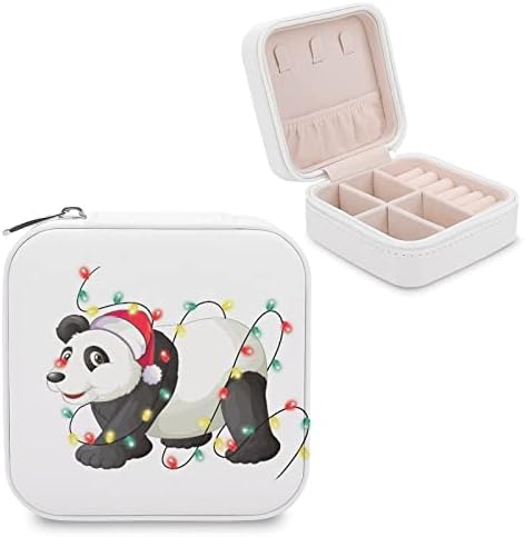 Božićne lampice Panda kutija za nakit smiješna životinja za kupnju mala prijenosna putna torbica organizator za odmor zaslon držač