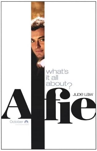 Alfie - 27 x40 d/s originalni filmski plakat jedan list menta Jude Law