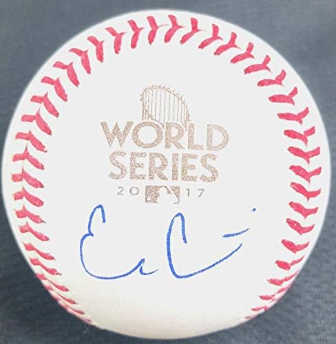 Evan Gattis potpisao 2017 WS bejzbol PSA/DNA World Series Autographed - Autografirani bejzbols