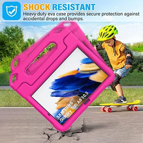 Slučaj Suplik Kids za Samsung Galaxy Tab A8 10,5 inča, Galaxy Tab A8 Slučaj sa zaštitnim zaštitom zaslona, ​​šok zaštitni stalak za