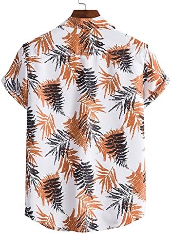 Tanka odijela za muškarce proljeće ljeto 2 komada seta plaža tiskana košulja kratkih rukava kratki set gornji rever
