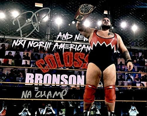 Bronson Reed potpisan i upisani WWE NXT NXT North American Champion 8x10 Fotografija 2 - Fotografije s autogramiranim hrvanjima