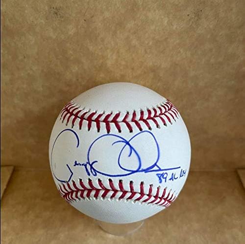 Gregg Olson 89 A. L. Roy Orioles potpisao je autografirani M.L. Baseball Bas Z51459