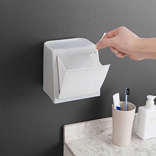Skimt smeće limenke u kupaonici zid montirane male kante za otpad s bešavnim naljepnicama za kućanstvo plastično smeće kanta kućišta