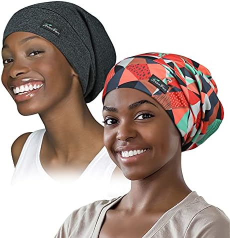 Focuscare Extra veliki satenski obloženi zrna za crne žene kovrčave kose