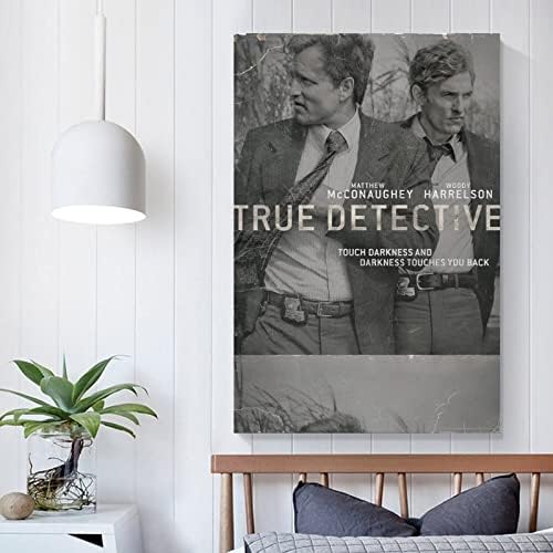 Arimis True detektiv kriminal TV emisija Retro Art Poster i zidna umjetnost slika tiska moderna obiteljska spavaća soba plakati 16x24inch