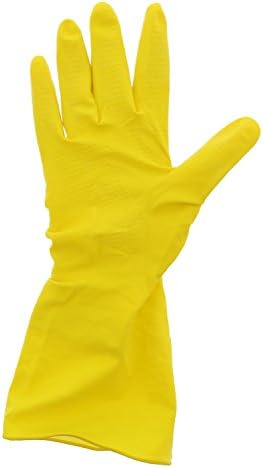 Domaće lateks gumene rukavice u žutoj boji