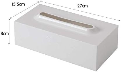 Zlmmy pravokutni vodootporni držač za papirnate ručnike plastični držač salvete bijeli