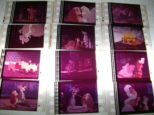 Lady & Tramp Lot od 12 35 mm filmskih kolekcionarskih predmeta Memorabilije nadopunjuju kazalište plakata