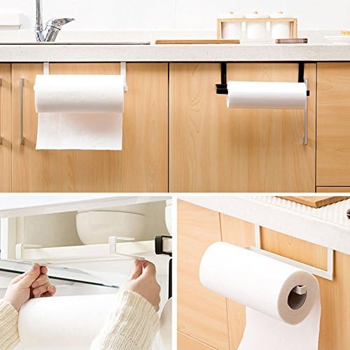 Honghong papirnati držač za rolni stalak za ormarić Organizator ručnika za ručnike za toalet Kuhinja kupaonica