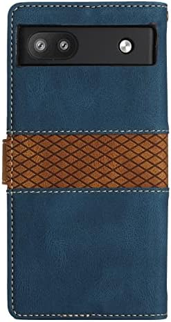 Preklopni poklopac dnevnika Mavis za novčanik s držačem kartice od 6 inča, vrhunska mat koža, tanka zaštitna torbica s magnetskim zatvaračem,
