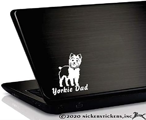 Yorkie tata | Nickerickers® Vinyl Yorkshire terijer naljepnica naljepnica prozora