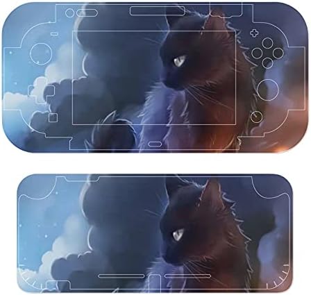 Naljepnica za igre Cat Warrior za lijepo uzorkane naljepnice za igru ​​pogodna za Switch Series za Switch Lite