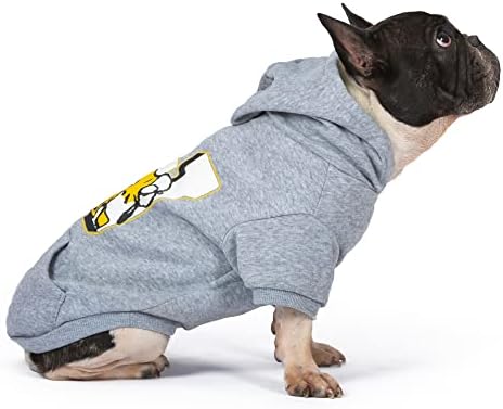 Kikiriki za kućne ljubimce stripovi Woodstock Collegiate Dog Hoodie Dog džempera, XL | Udobna pseća odjeća za pse odjeće za pse košulje
