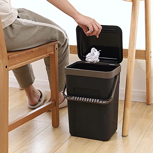 Zukeeljt kanta za smeće kanta limenka kuhinja zidna kanta za smeće recikliranje kompost kante za kanturu kupaonice prašina
