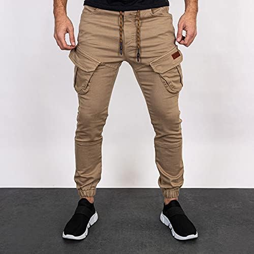 Firero teretne hlače za muške opuštene taktičke hlače s ravnim nogama planinarenje na otvorenom atletskim hlačama