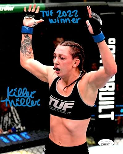 Juliana Miller Autographed potpisano upisano 8x10 Photo UFC JSA COA