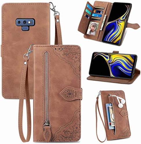 Torbica za novčanik kompatibilna s torbicom za ručni zglob, vezicom i kožnim držačem za kartice, pribor za mobitele, Folio novčanik,