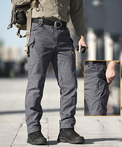 Navekull muške vojni teretni taktičke hlače ripstop lagana pamučna rastezanja borbena borba na otvorenom planinarskim hlačama