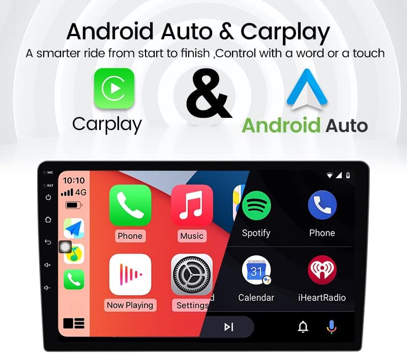 Auto магнитола Android 11 Stereo za Nissan Rogue X-Trail Qashqai 2014-2018, Biorunn 10,1-inčni 8-jezgreni GPS Navi Bežični Carplay