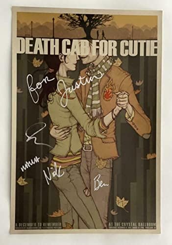 Kabina smrti za Cutie Potpisan autogram 12x18 Koncertna turneja Portland 12/8/11 - Fotografije s autogramiranim nogometom