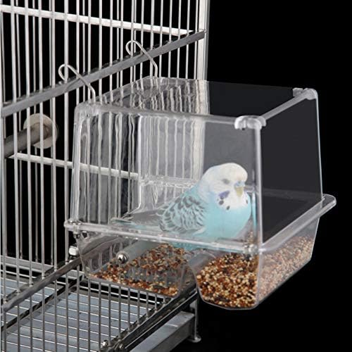 Prozirna plastična hranilica za ptice velikog kapaciteta automatski spremnik za hranu za ptice za papige dozator vode za papige