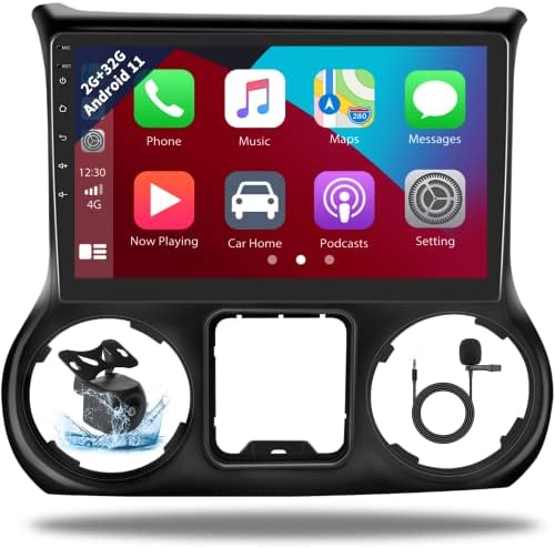 za Jeep Wrangler-Radio 2015 2017 Android auto radio s CarPlay Android Auto, 10,1-inčni zaslon osjetljiv na dodir za auto stereo