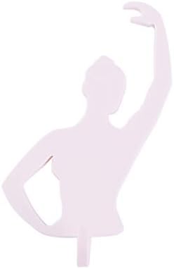 Jomgeroz za kreativni baletni plesač vješalica zid za viseći držač kuka jak zalijepiti ukrasnu odjeću za ručnike kuke vanjski sudoper