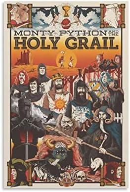 Monty Python and The Holy Grail 1975. Komika Fantasy filmskog plakata Dekor Doma Dekor Moderno platno Umjetnički otisci za zidni dekor