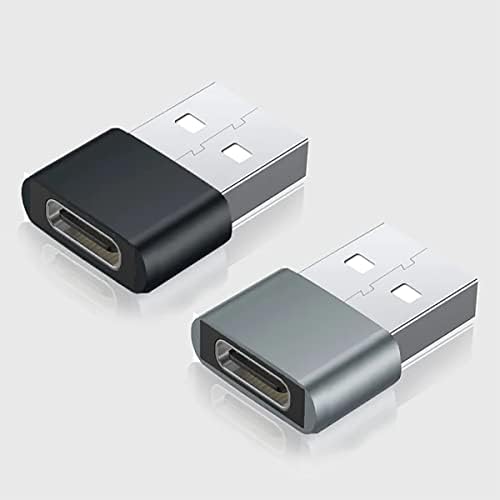USB-C ženska osoba za USB muški brzi adapter kompatibilan s vašim Microsoftovim površinskim duetom za punjač, ​​sinkronizaciju, OTG