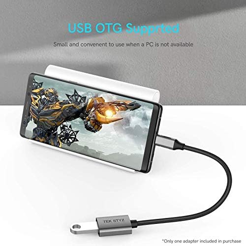 TEK STYZ USB-C USB 3.0 adapter radi za Samsung SM-T870 OTG Type-C/PD muški USB 3.0 ženski pretvarač.