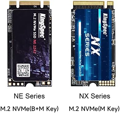 KingSpec 1TB M.2 2242 NVME SSD - Pročitajte brzinu do 3500 MB/S, M.2 PCIE 3.0x4 SSD 3D Nand Flash, kompatibilno s PC/Desktop/Laptop