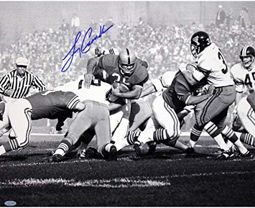 Larry Csonka potpisana b/w 16x20 Photo - Autografirani NFL fotografije