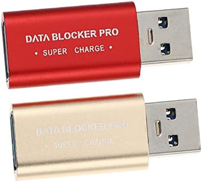 Solustre 2PCS Blokator podataka USB adapter USB punjači USB adapteri Upisujte adapter odbacivanje hakiranja blokatora podataka Adapter