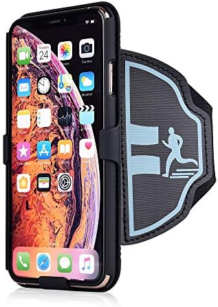 IGOOKE iPhone XR Sportski omoti, hibridni poklopac tvrdog kućišta sa sportskim kombiniranim rukama, kovčeg za sportski jogging vježbanje