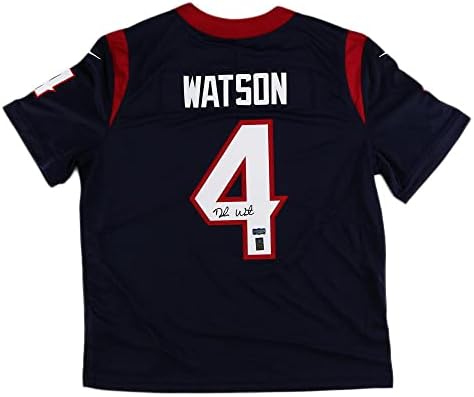 Deshaun Watson potpisao je Houston Nike Limited Mornarički Jersey - Autografirani NFL dresovi