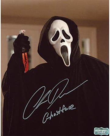 Chris Durand Autografirano/potpisano Halloween Unradmed 8x10 Foto - vrisak s natpisom Ghostface