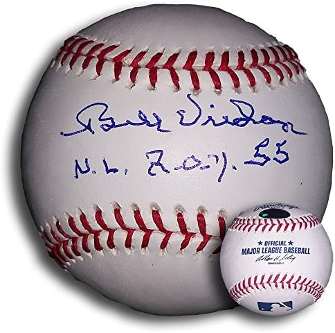 Bill Virdon Autografirani MLB bejzbol NL Roy 55 Pirates