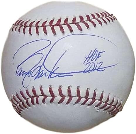 Barry Larkin Autografirani OML bejzbol Cincinnati Reds Hof 2012 JSA 12070 - Autografirani bejzbols