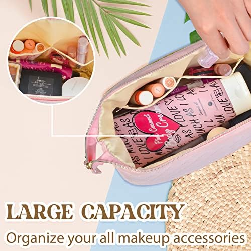 Fiodrimy putopisna torba za šminkanje, kozmetička torba make up organizator futrola, velika široko otvorena torbica za ženske torbice