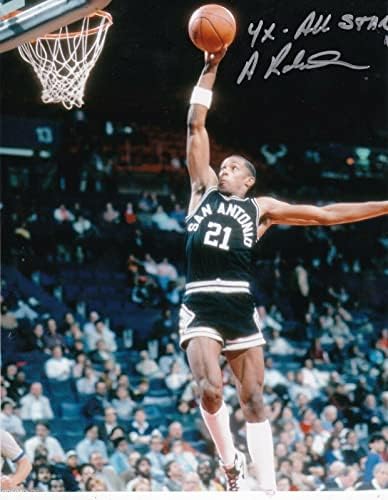 Alvin Robertson San Antonio Spurs 4 x All Star Action potpisano 8x10 - Autografirane NBA fotografije