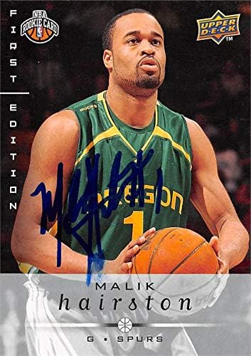 Malik Frizure s autogramiranim košarkaškom karticom 2008 Rookie iz prvog izdanja gornje palube 255 - Košarka s fakultetima s autogramom