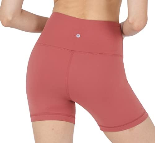 90 stupnjeva refleksnim high strukom flex joga kratkim hlačama - kratke hlače za kontrolu trbuha za žene 2 paket
