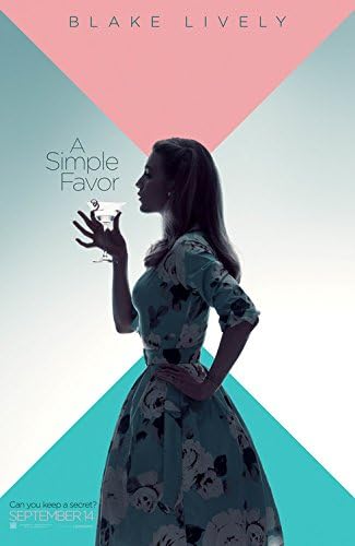 Jednostavna naklonost 13.5 x20 originalni promo filmski plakat 2018 Black Lively