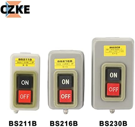 SNKB prekidač za upravljanje napajanjem Trofaznog gumba za pokretanje motora za zaključavanje Pritisnite prekidač BS211B BS216 BS230