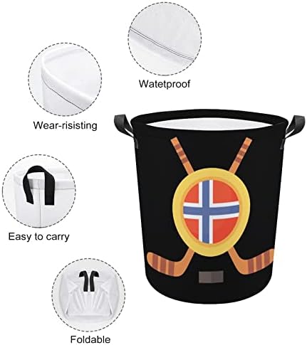 Hokej na ledu u Norveškoj košara za rublje sklopiva košara za rublje košara za rublje torba za odlaganje odjeće