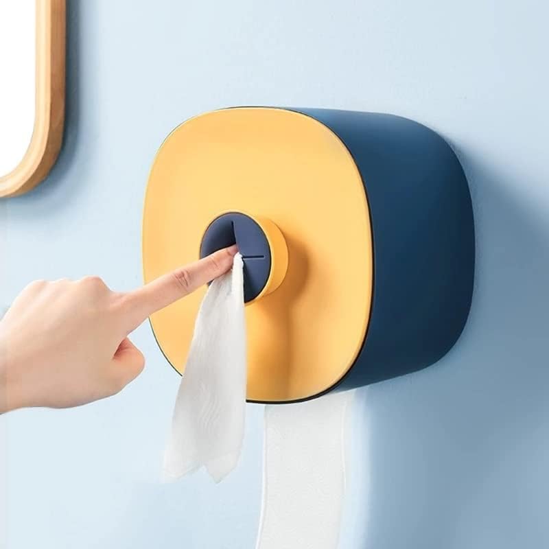 Sudemota samo -ljepljivi toaletni papir držač valjaka zidni vodootporno tkivo za skladištenje kupaonice Organizator ručnika