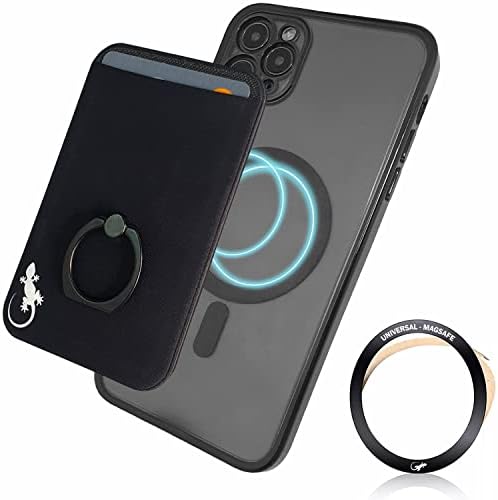 Gecko 3 u 1 magnetski novčanik Universal Magsafe za bilo koji telefon s karticama telefona - Koristite s iPhoneom 12 13 Mini Pro -