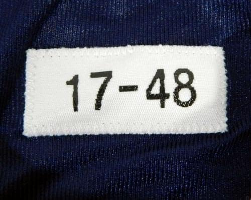 2017 Dallas Cowboys 42 Igra izdana mornarica Jersey 48 535 - Nepodpisana NFL igra korištena dresova
